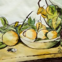 540412  Orangen Stillleben * Orange Still Life
